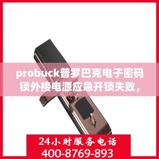 probuck普罗巴克电子密码锁外接电源应急开锁失败，Probuck Probarak Electronic Lock: External Power Failure for Emergency Unlocking