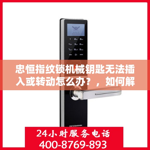 忠恒指纹锁机械钥匙无法插入或转动怎么办？，如何解决指纹锁机械钥匙无法插入或转动的问题？