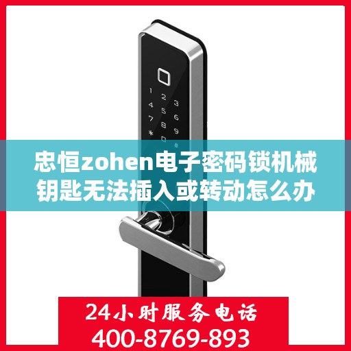 忠恒zohen电子密码锁机械钥匙无法插入或转动怎么办？，忠恒电子密码锁无法插入或转动的解决方法
